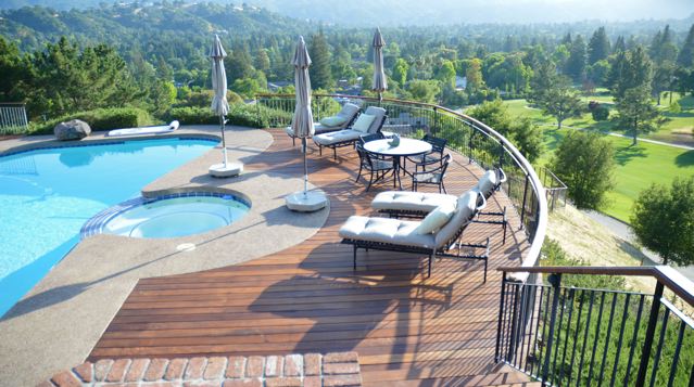 Refinished Deck and Pool